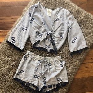 Sadie & Sage 2 pc short set